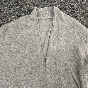 Grey Stretch V Neck